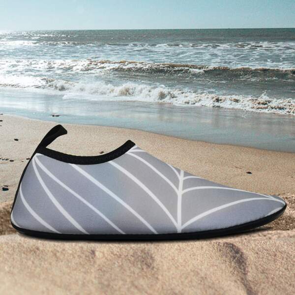 

Spiderweb Print Water Shoes, Light grey