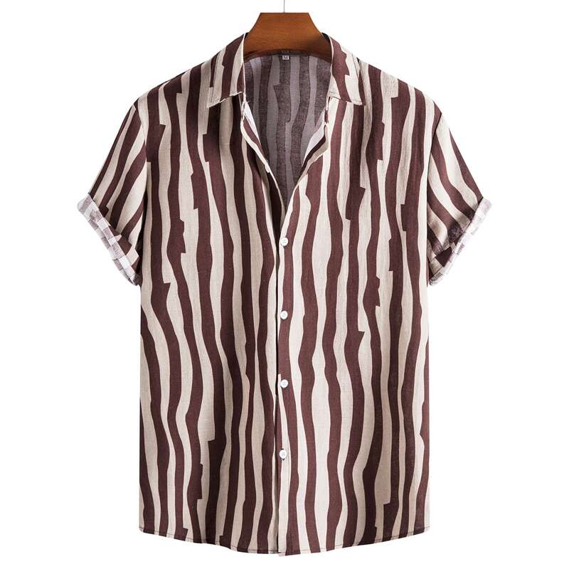 

Guys Striped Button Up Shirt, Multicolor