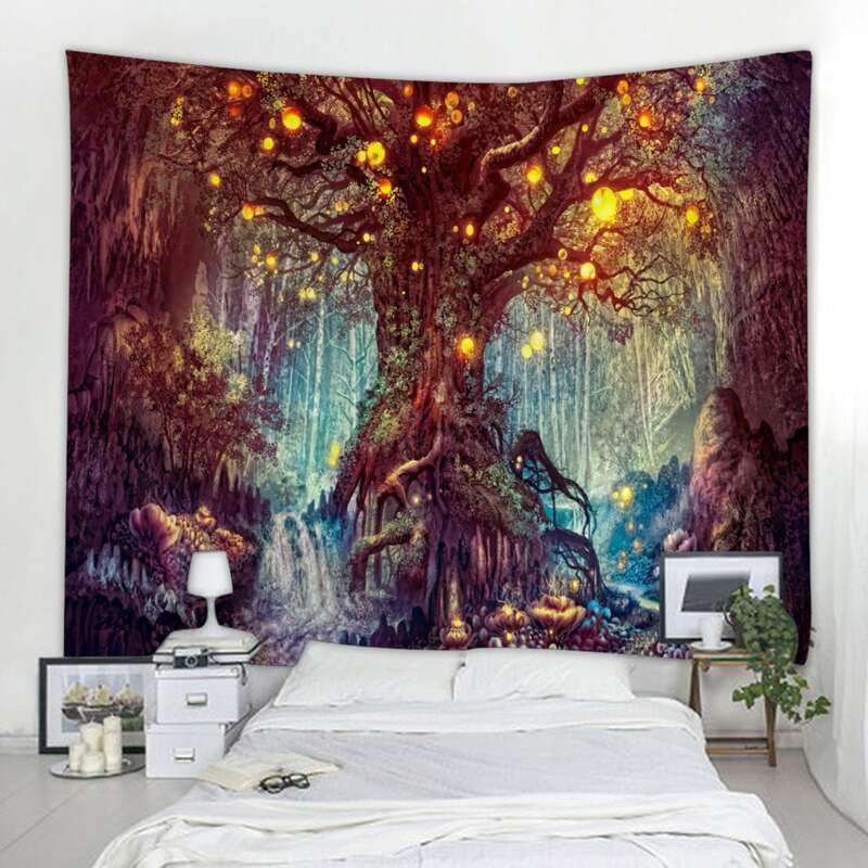 

Tree Pattern Tapestry, Multicolor