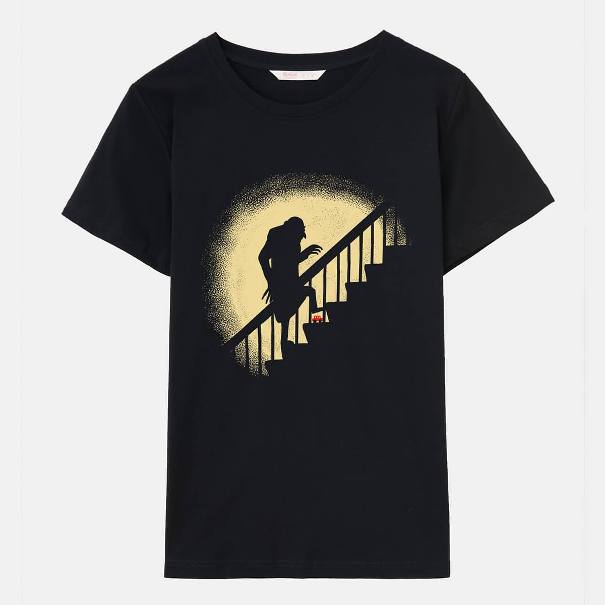 

ROMWE X Rodrigobhzz Figure Graphic Tee, Black