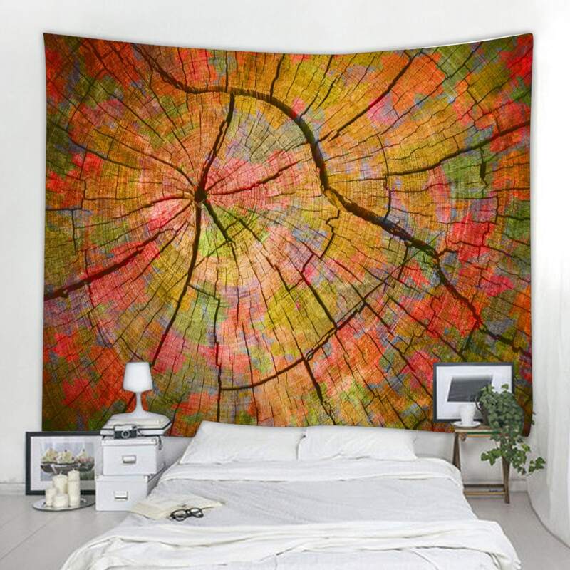

Annual Ring Tapestry, Multicolor
