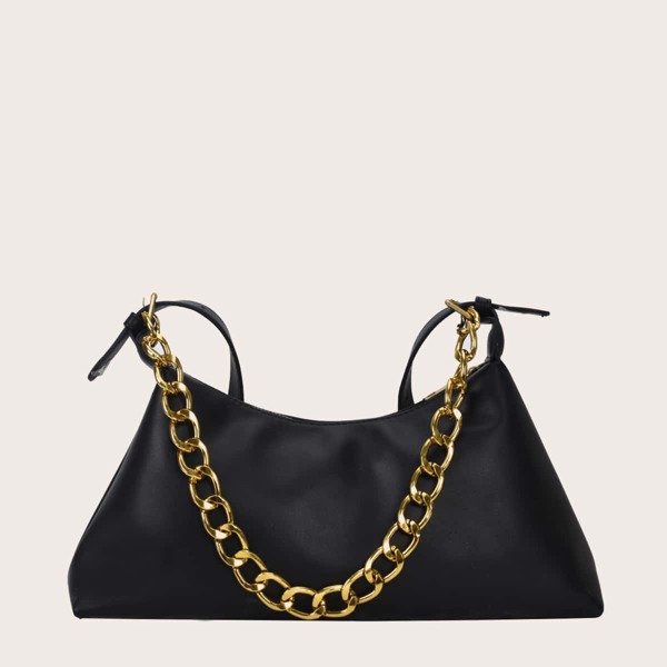 

Chain Shoulder Bag, Black