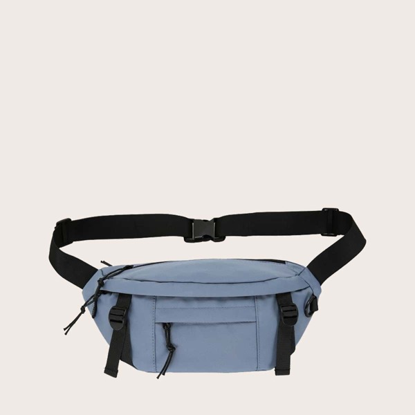 

Men Minimalist Fanny Pack, Blue