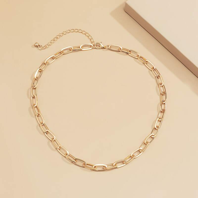 

Simple Chain Necklace, Gold