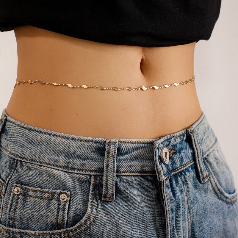 

Geo Waist Chain, Gold