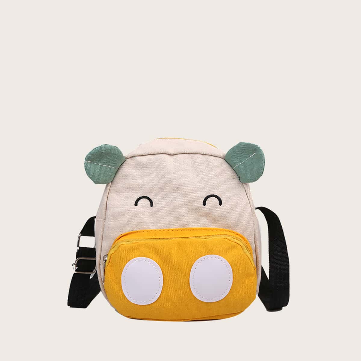 

Cartoon Colorblock Crossbody Bag, Multicolor