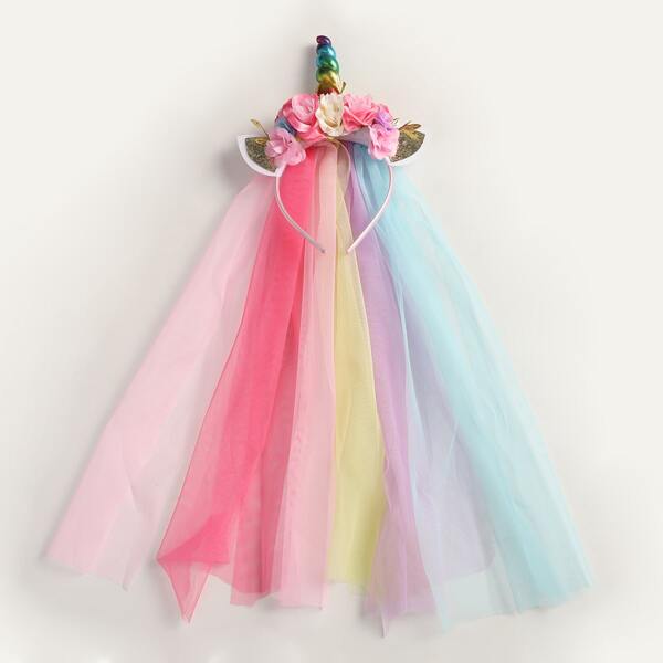 

Toddler Girls Unicorn Design Headband, Multicolor
