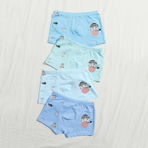 

Toddler Boys 4pack Cartoon Graphic Underwear, Multicolor