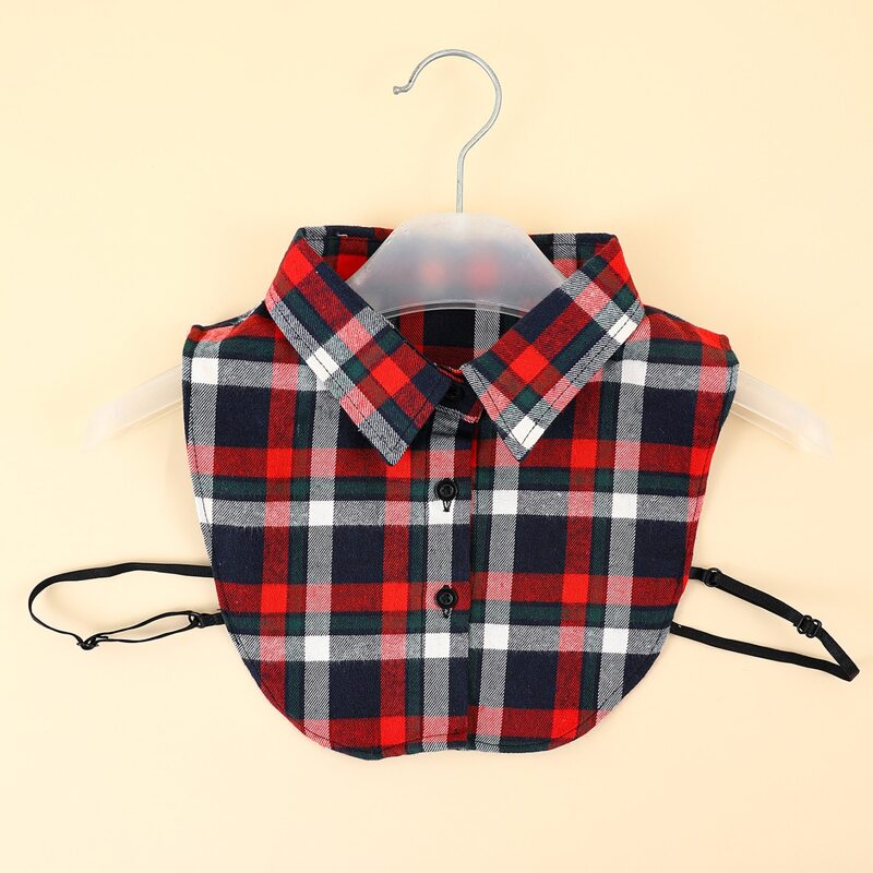 

Plaid Dickey Collar, Multicolor