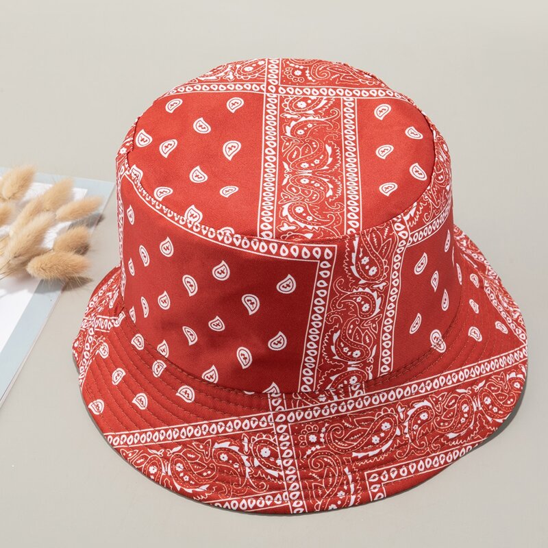 

Graphic Bucket Hat, Red