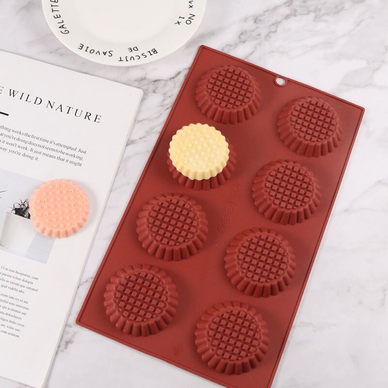 

1pc Round Baking Mold, Burgundy
