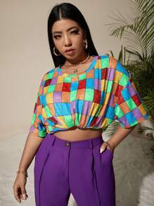 Áo thun Plus size Con số Giải trí - Nhiều màu - Xem 1