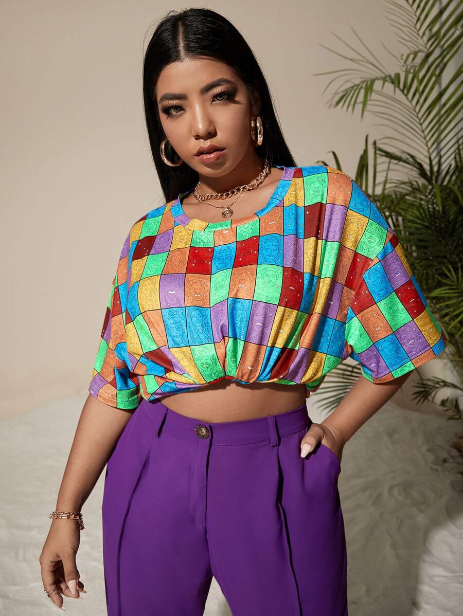 Áo thun Plus size Con số Giải trí - Nhiều màu - Xem 1