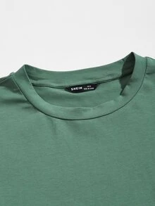 Manfinity Men Coconut Tree Print Tee - Green - View 5