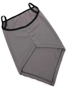 Sun Protective Anti UV Tassel Decor Scarf - Dark Grey - View 2