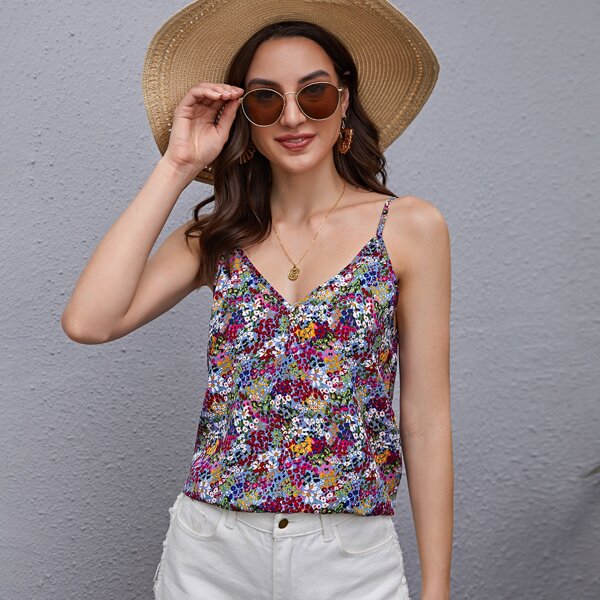 

Ditsy Floral Cami Top, Multicolor