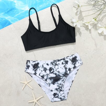 Girls Tie Dye Bikini Swimsuit