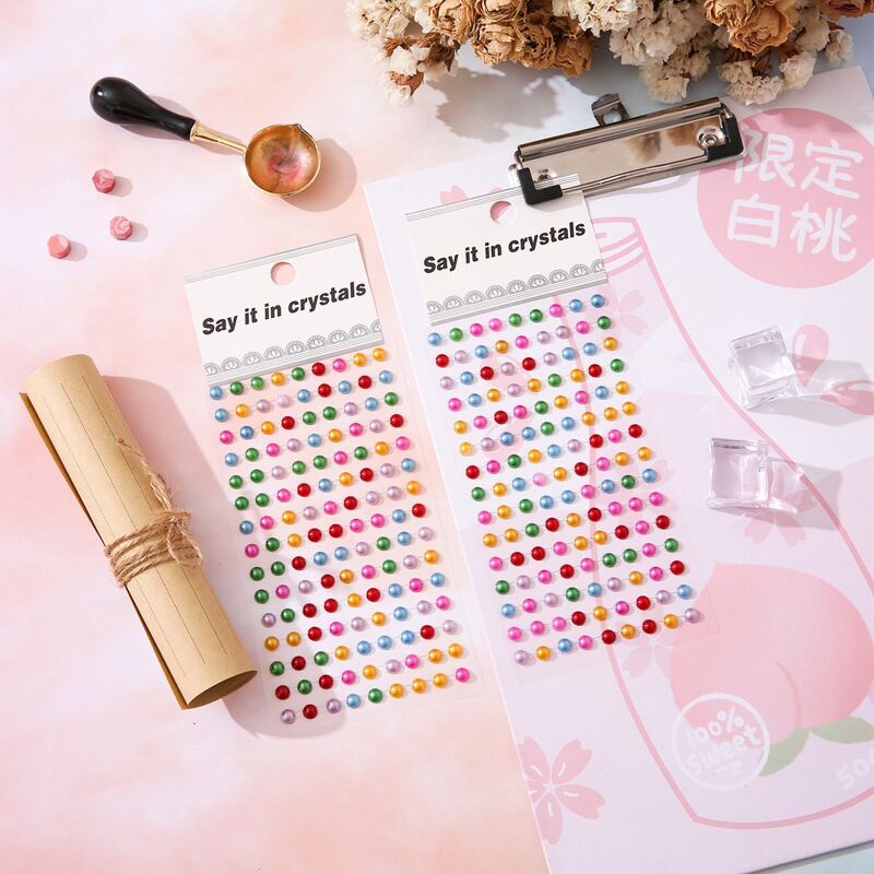 

1sheet Acrylic Sticker, Multicolor