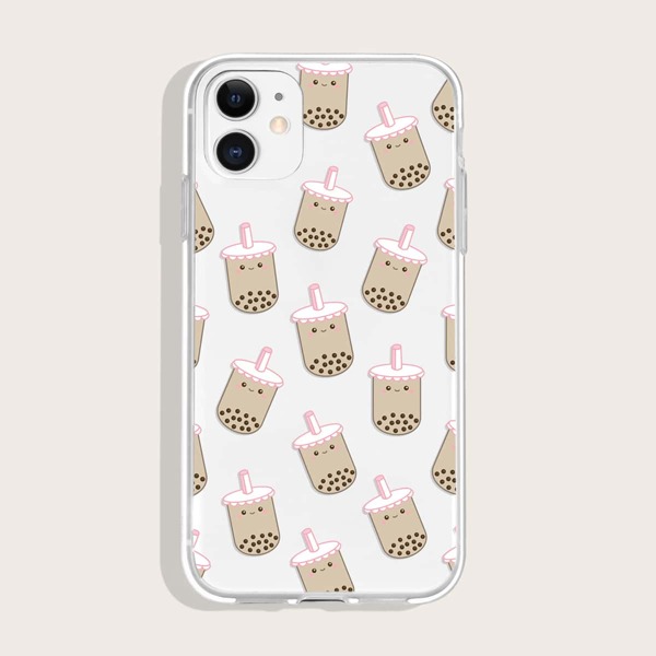 

Cartoon Graphic Phone Case, Multicolor