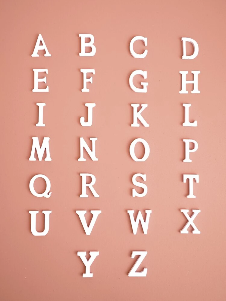 1pc Multi-Color Acrylic Decorative Letter Display