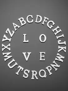 1pc Multi-Color Acrylic Decorative Letter Display Best