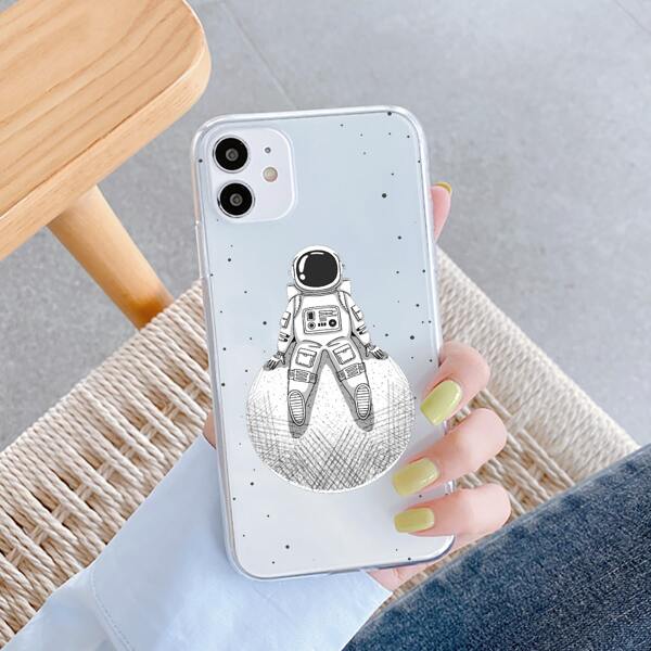 

Astronaut Clear Phone Case