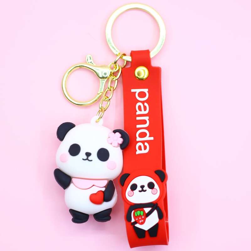 

Cartoon Panda Keychain, Multicolor