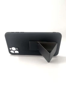 Phone Case With Holder - Black - View 3