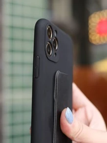 Phone Case With Holder - Black - View 5