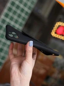 Phone Case With Holder - Black - View 8