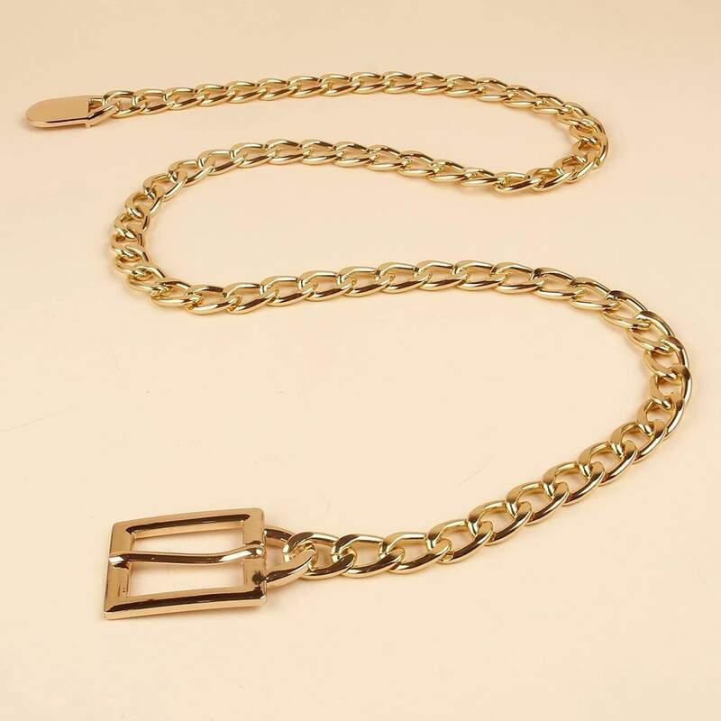

Minimalist Chain Belt, Gold