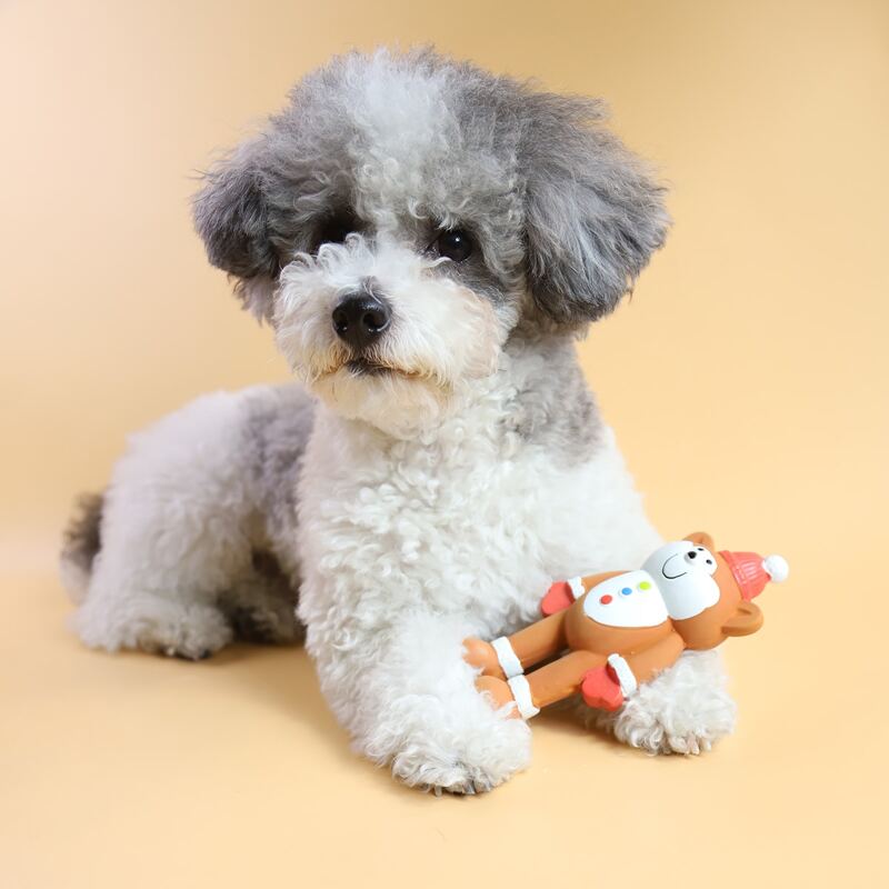 

1pc Bear Shaped Pet Sound Toy, Multicolor