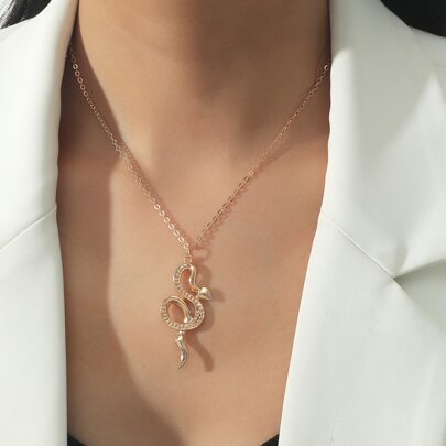 Snake Charm Necklace