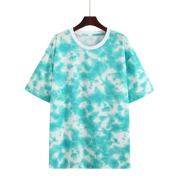 

Tie Dye Drop Shoulder Oversized Tee, Multicolor