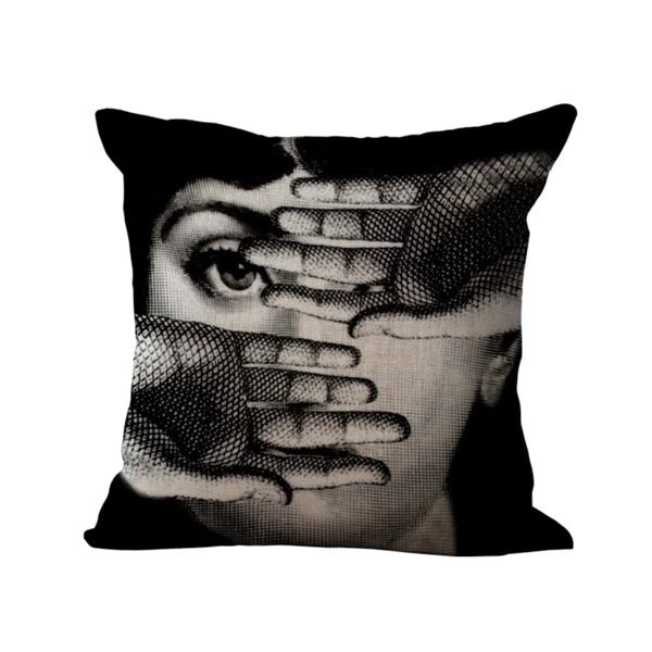 

Figure Graphic Cushion Cover Without Filler, Multicolor