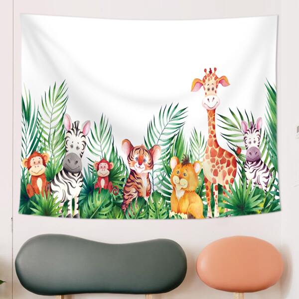 

Animal Print Kids Tapestry, Multicolor