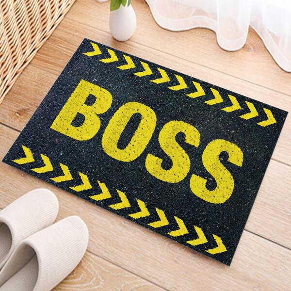 

Letter Graphic Floor Mat, Multicolor
