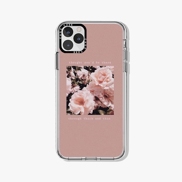 

Flower Print Phone Case, Pink