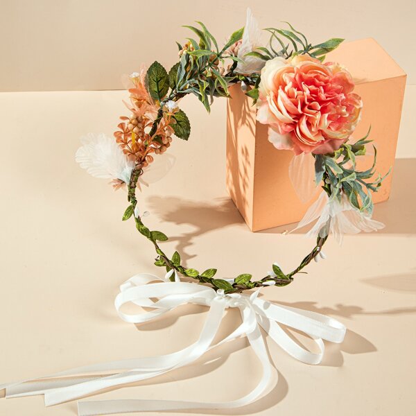 

Flower Decor Hair Band, Multicolor