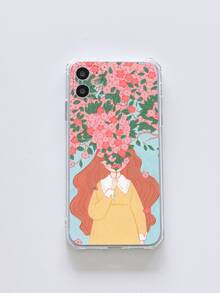 Funda de celular con estampado de niña - Multicolor - Ver 2