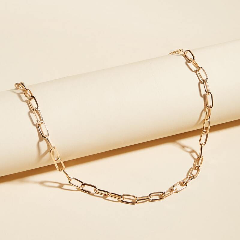 

Simple Chain Necklace, Gold