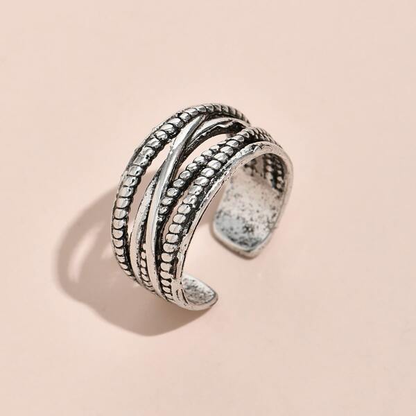 

Vintage Cuff Ring, Antique silver