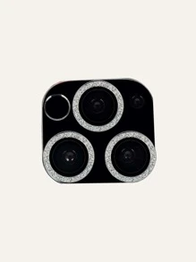 3pcs Metal Eagle Eye Phone Lens Film - Silver - View 3