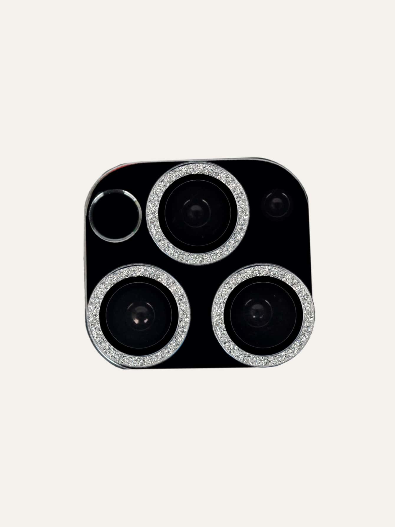 3pcs Metal Eagle Eye Phone Lens Film - Silver - View 3