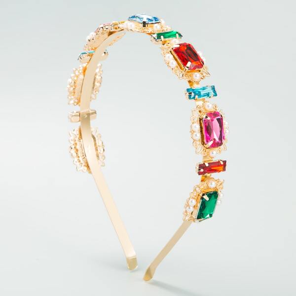 

Gemstone Decor Headband, Multicolor