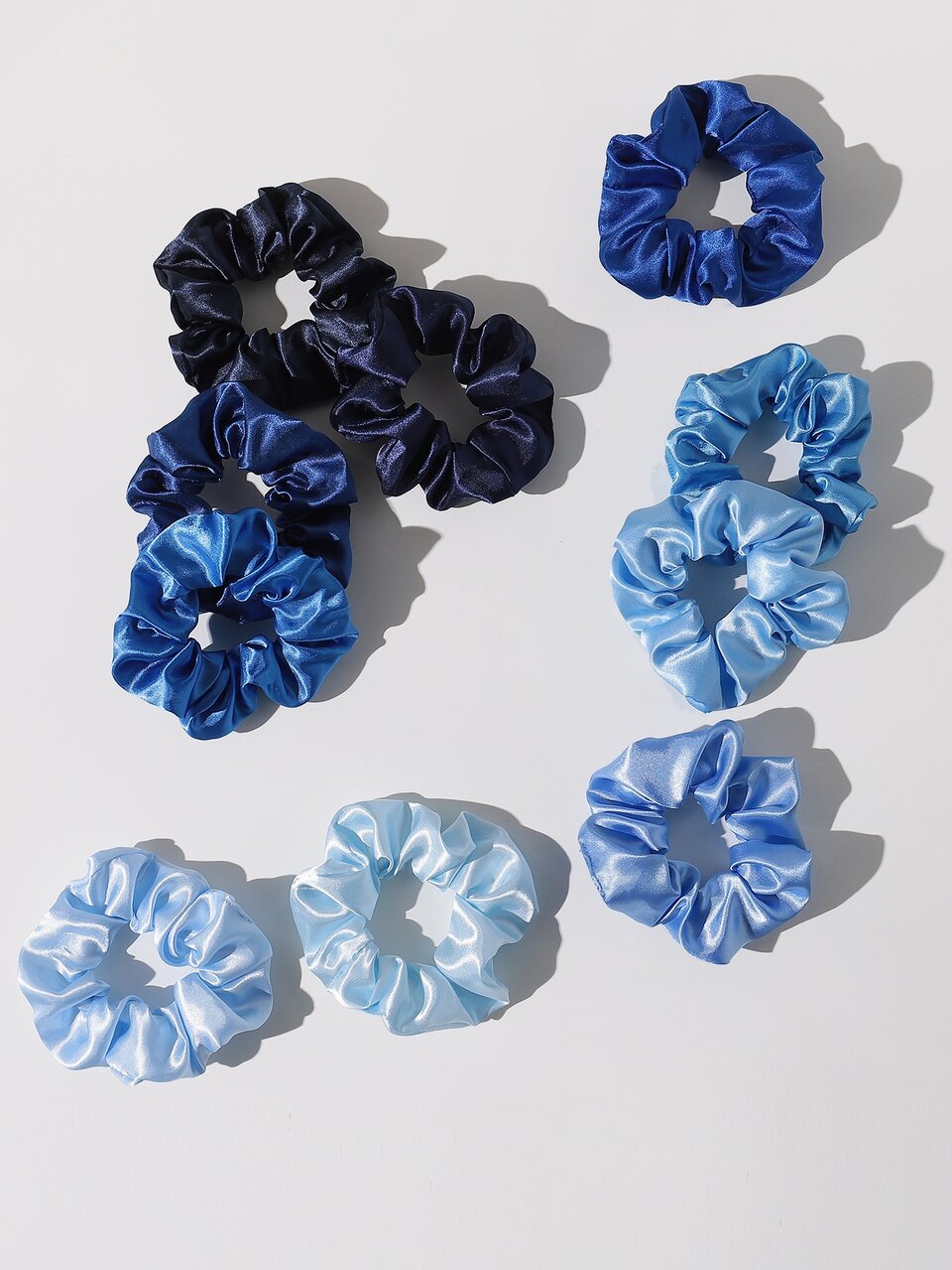 1pc/10pcs Faille Hair Scrunchies Set, Suitable For Daily Hairstyle Decoration Hair Ties Scrunchy Hair Ties Ponytail Head Accessories Elastic Band Beauty Home Hair Accessories Holiday Accessories,Festival,Party