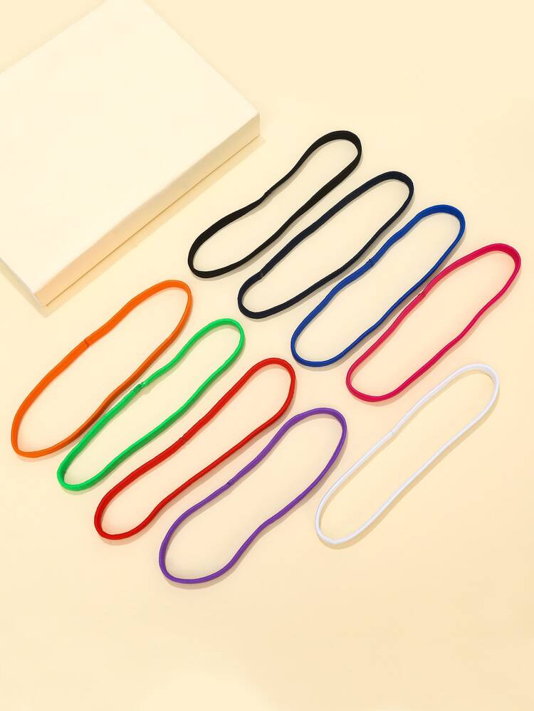 Plain Color Casual Headband, Suitable For Daily Wear Hair Band Turban Headband Sweatband, School Stuff, College, Headbands Fall Winter Hair Accessories For Women For Vacation Outfits Woman Elegant Scarf Women Bandanas Soft Headwrap