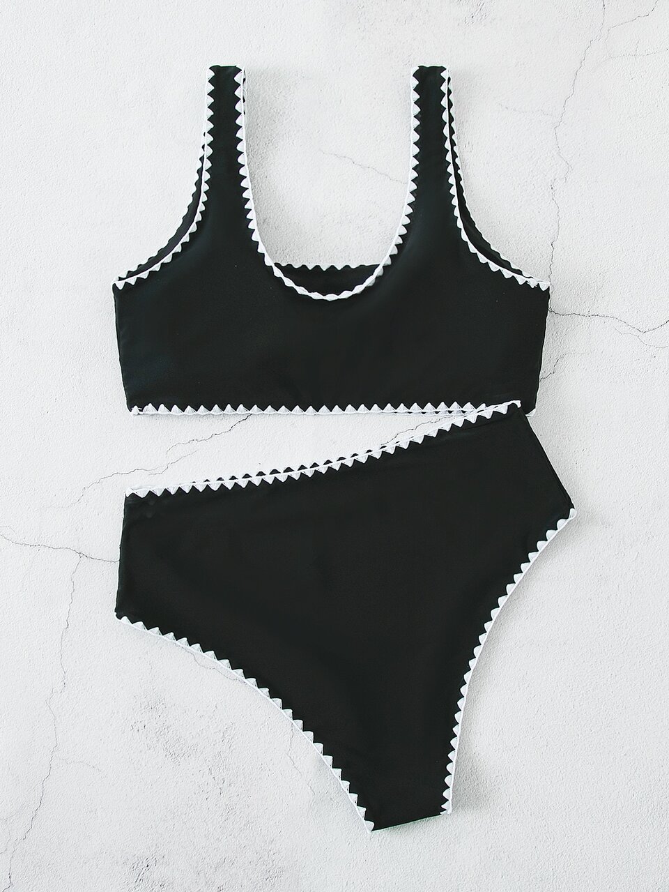 Summer Beach Whip Stitch Bikini Set