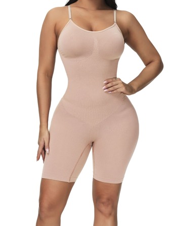 بدسويت داخلي مريح بلا درز بلون موحد تشكيل خفيف