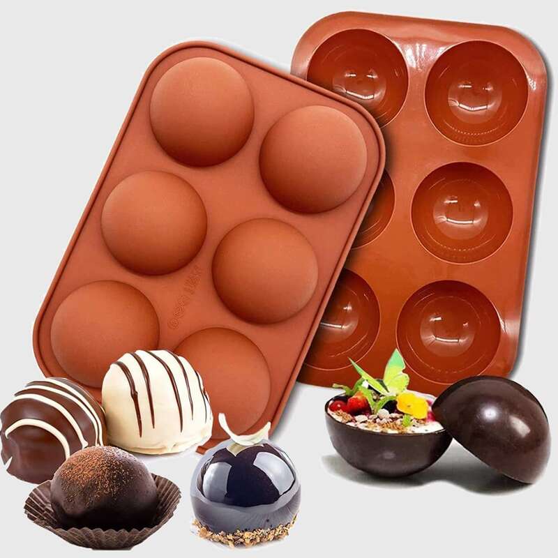 

1pc Round Baking Mold, Red
